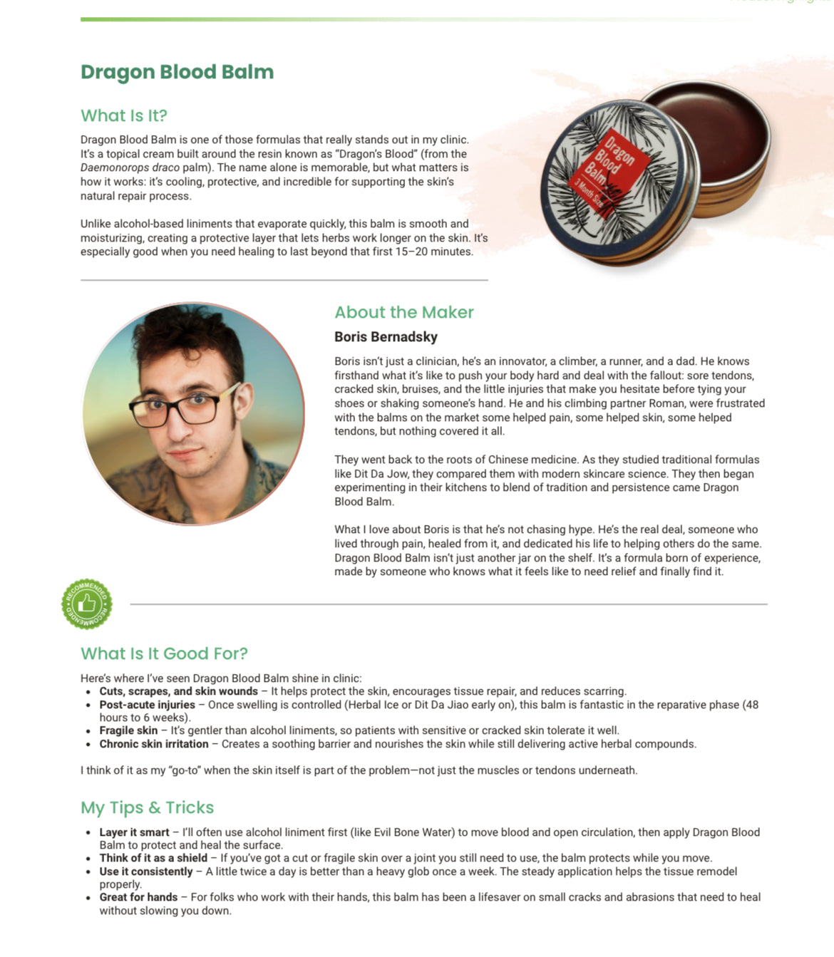 Dragon Blood Balm 0.5oz