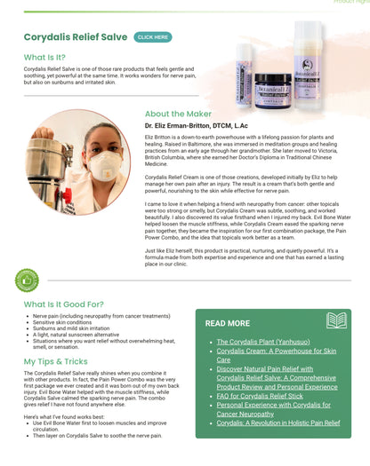 Corydalis Relief Salve