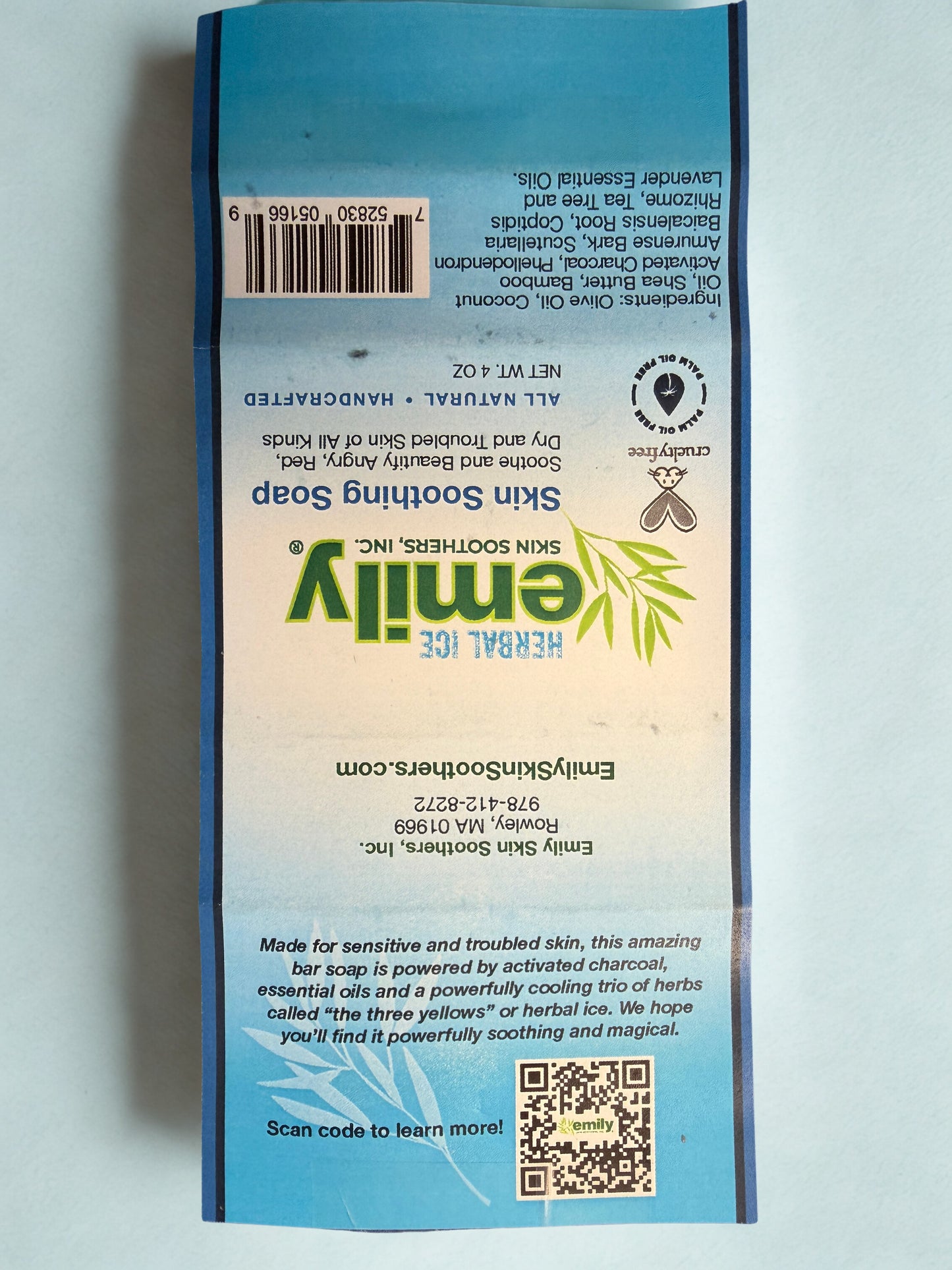 Herbal Ice Skin Soothing Mild Bar Soap